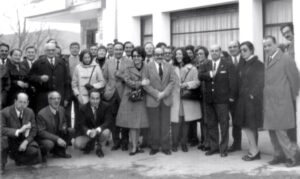 3. Profesores de la Universidad de Oviedo. Pola de Siero, 1 diciembre 1972.