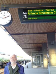 41. Estación de Uppsala (Suecia). 6 de junio de 2016.