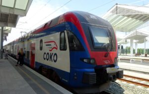 62. El tren Coko. Novi Sad (Serbia). 1 de julio de 2023.