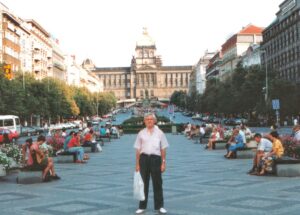 9. Plaza de San Wenceslao. Praga (República Checa). 17 de agosto de 1992.